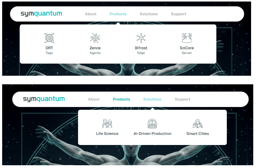 Hover Dynamic Menu